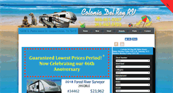 Desktop Screenshot of coloniadelreyrvsales.com